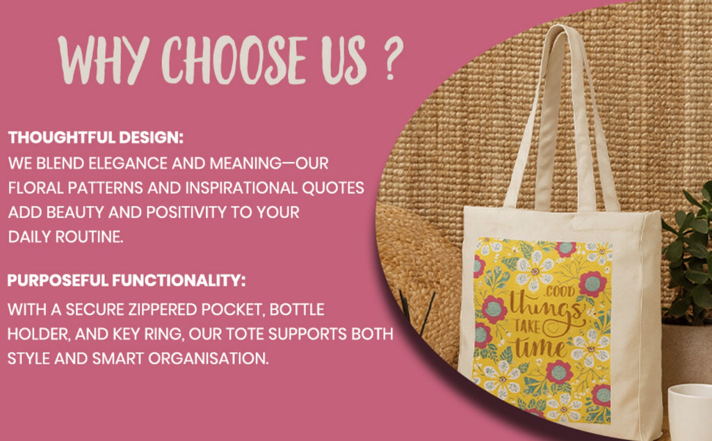 Good Things Take Time - Box Tote Bag