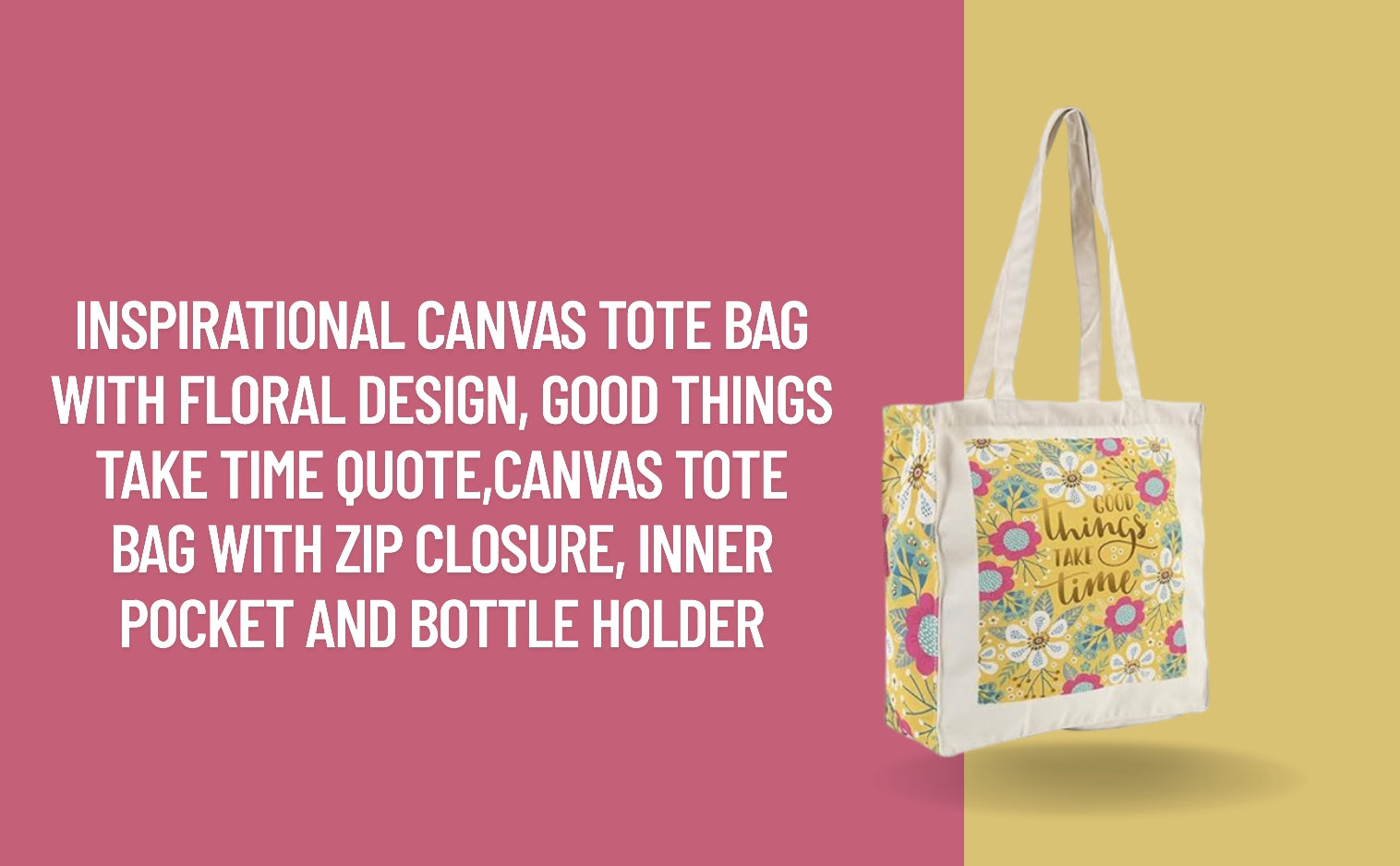 Good Things Take Time - Box Tote Bag