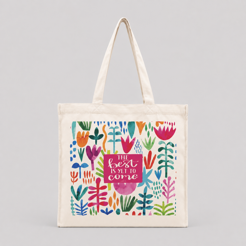 The Best Is Yet To Come - Box Tote Bag — image 1