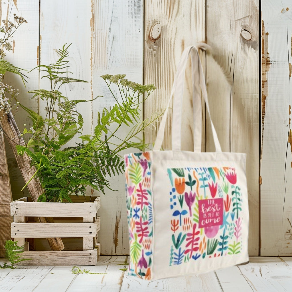 The Best Is Yet To Come - Box Tote Bag — image 4