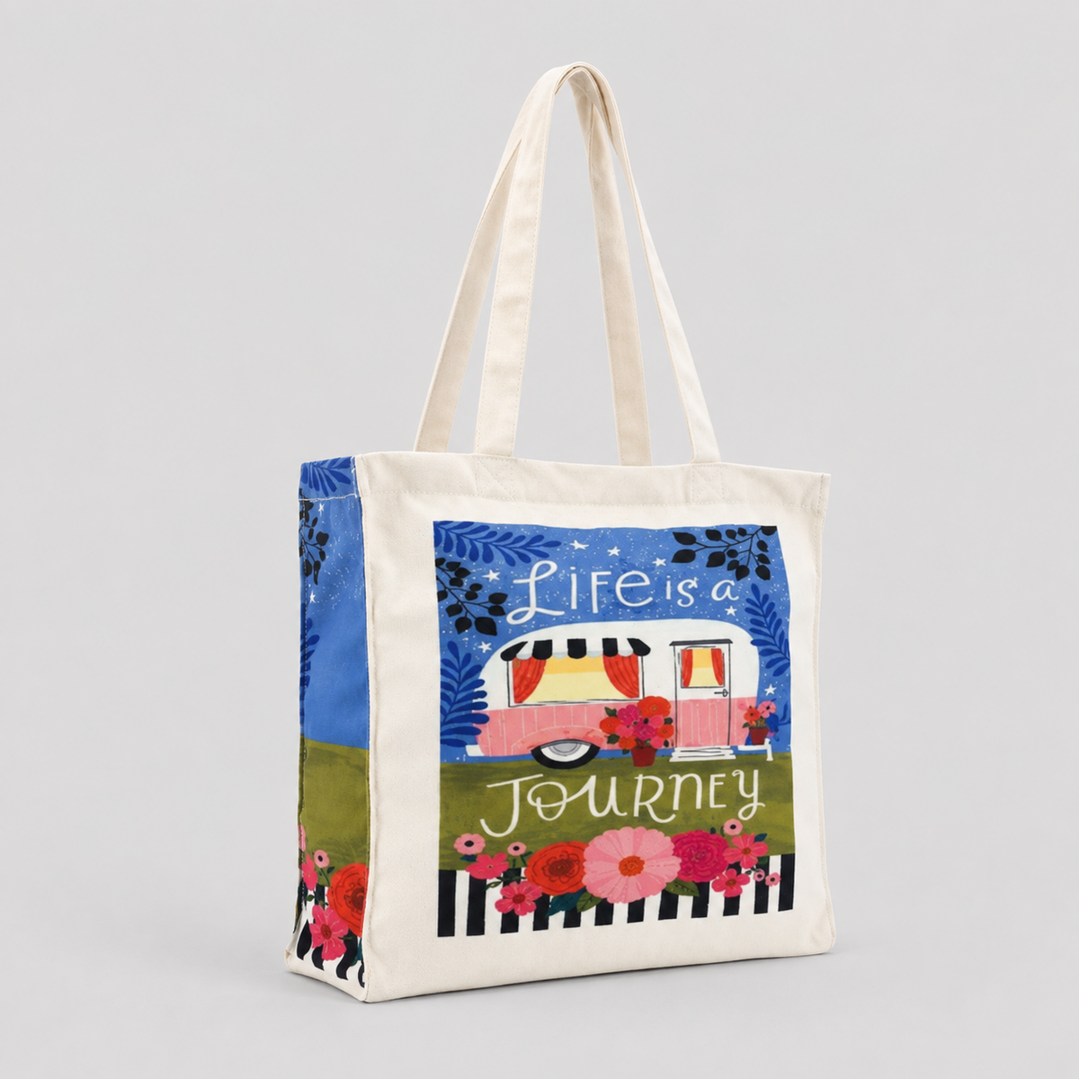 Life Is A Journey - Box Tote Bag — image 2