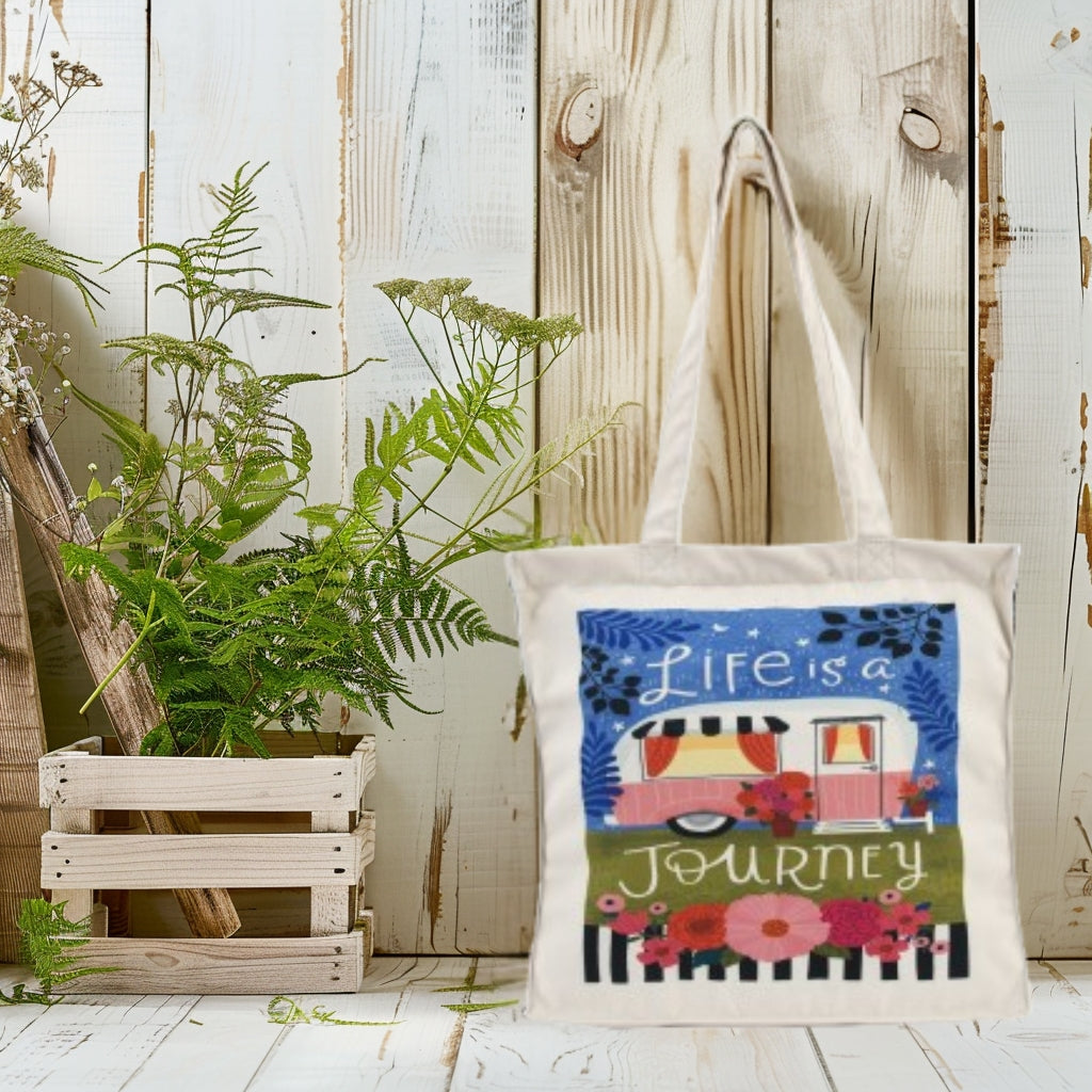 Life Is A Journey - Box Tote Bag — image 3