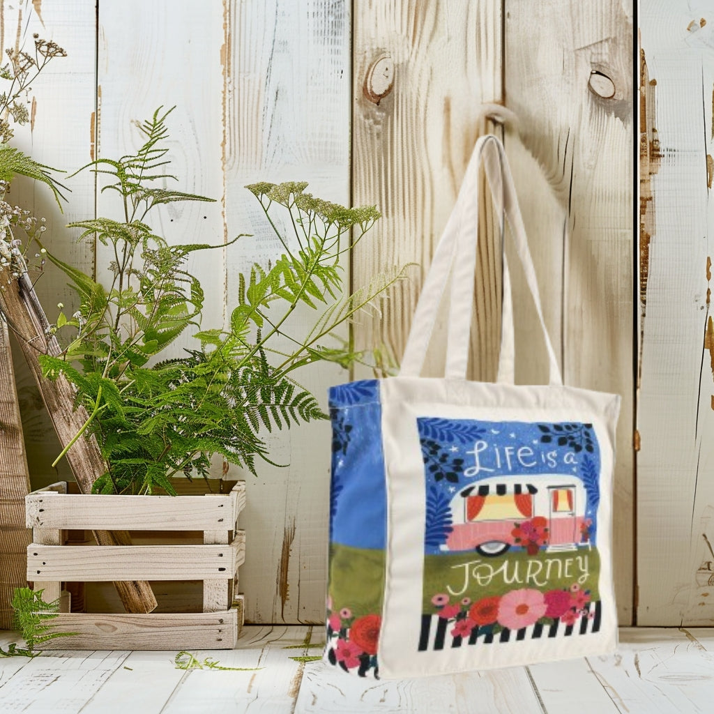 Life Is A Journey - Box Tote Bag — image 4