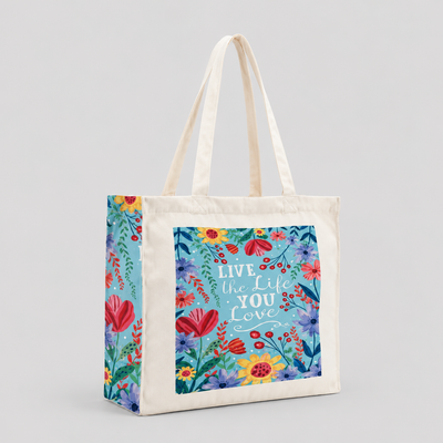 Live The Life You Love - Box Tote Bag — image 2