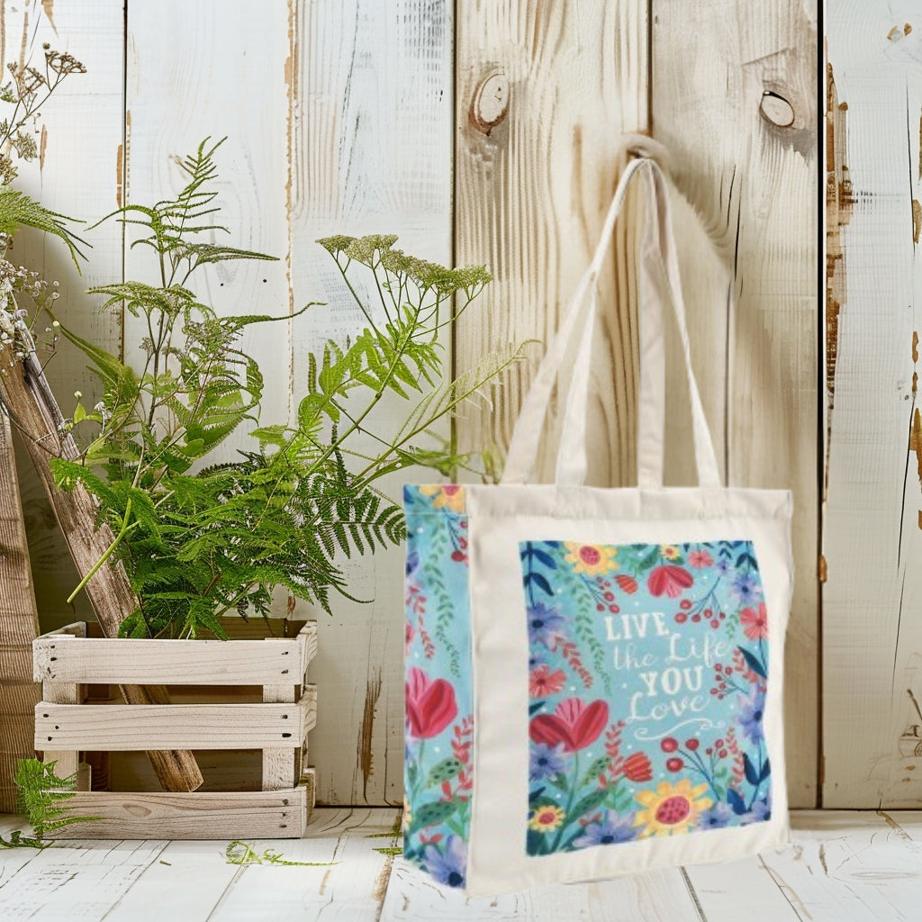Live The Life You Love - Box Tote Bag — image 4
