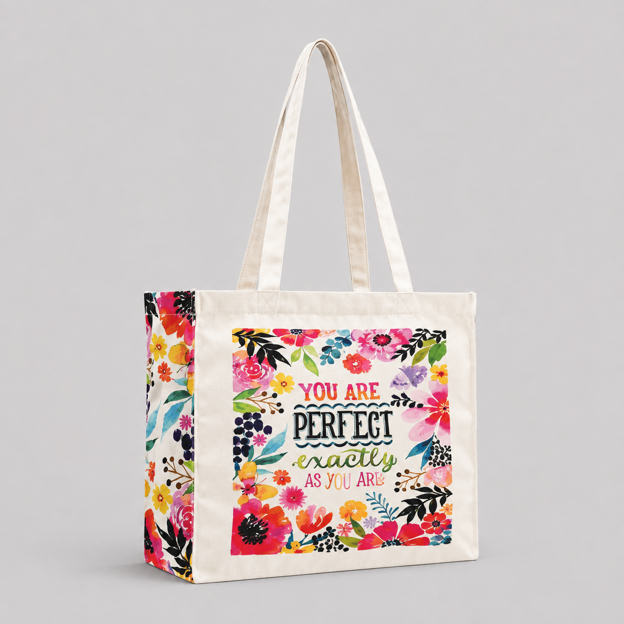 You Are Perfect - Box Tote Bag — image 2