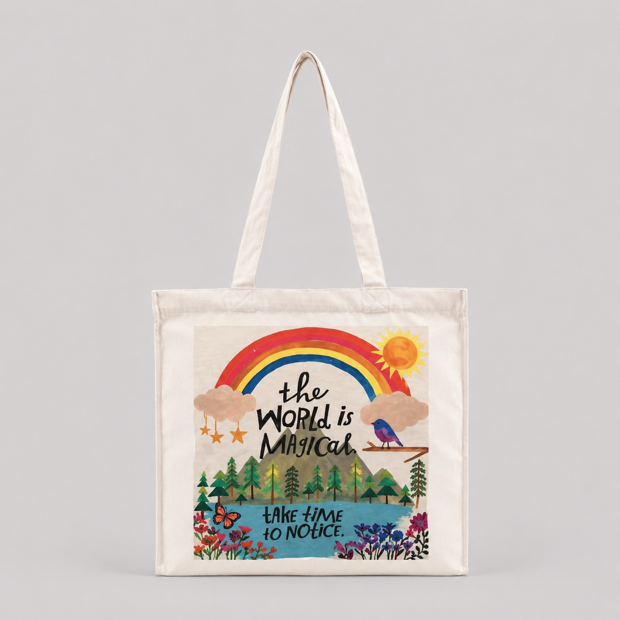 The World Is Magical - Box Tote Bag — image 1