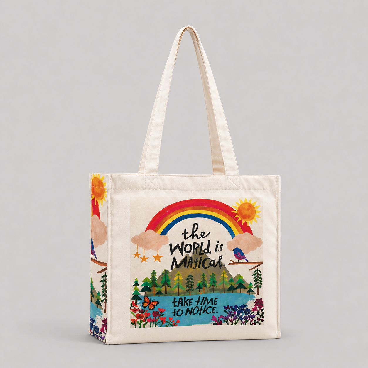The World Is Magical - Box Tote Bag — image 2