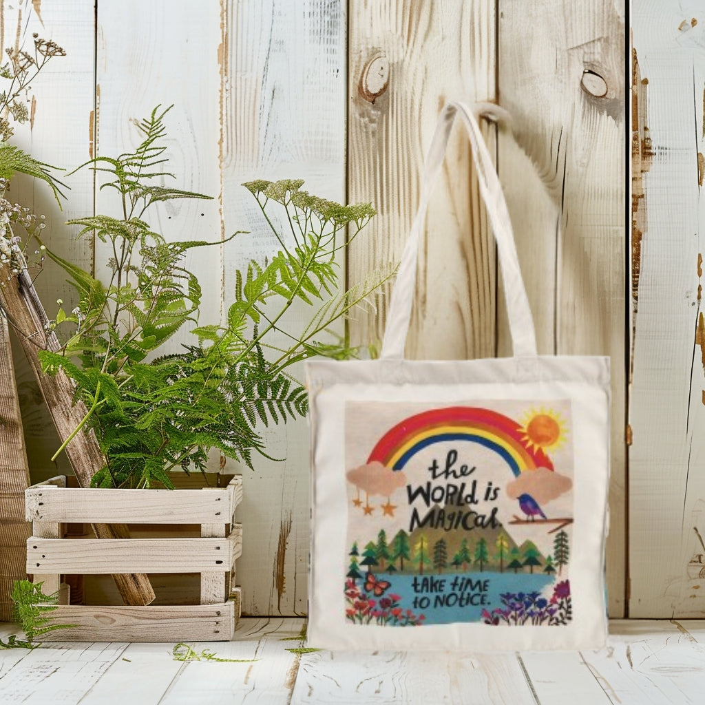 The World Is Magical - Box Tote Bag — image 3