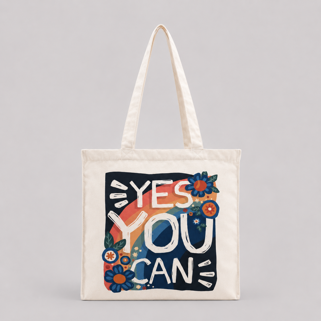 Yes You Can - Box Tote Bag — image 1
