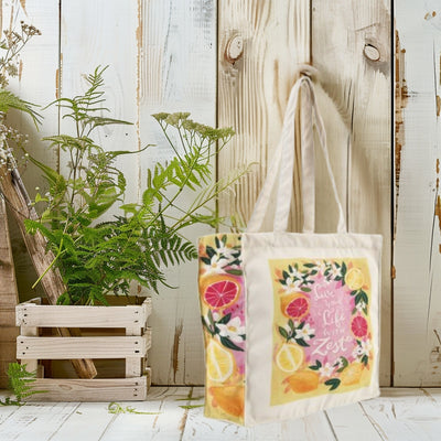 Live Your Life With Zest - Box Tote Bag — image 2