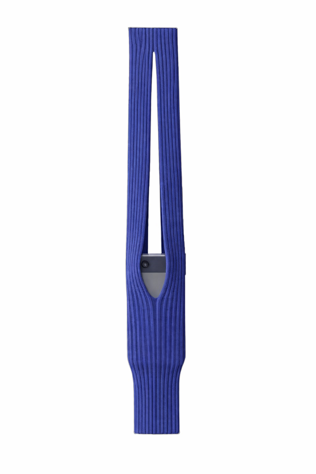 Knitted Stretchable Sling Crossbody Sling - Blue