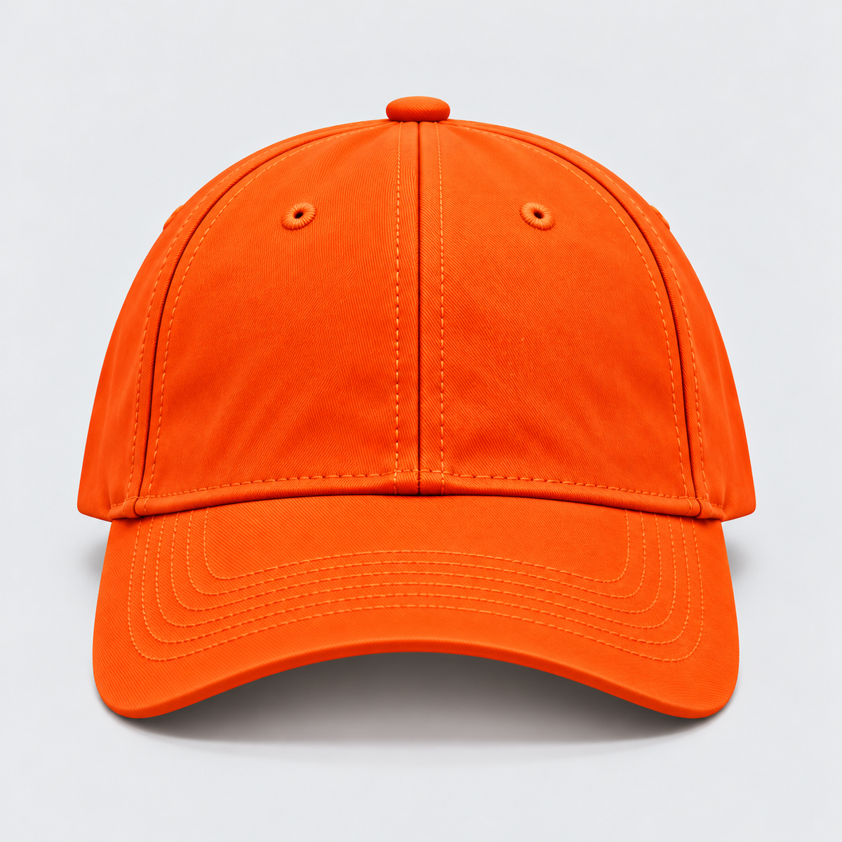 Cap Labs Tiny Toddlers — Bright Orange Baseball Cap Mockup