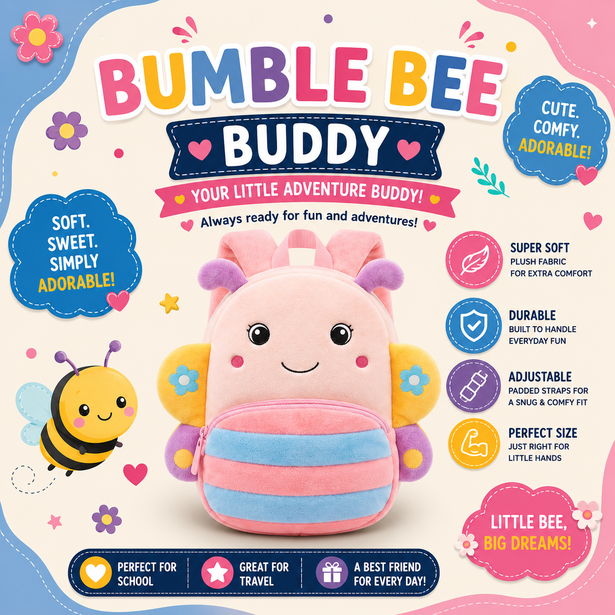 Bumble Bee Adventure Buddy