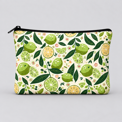Citrus Botanical Pouch Pouch Set Of 2 Pieces