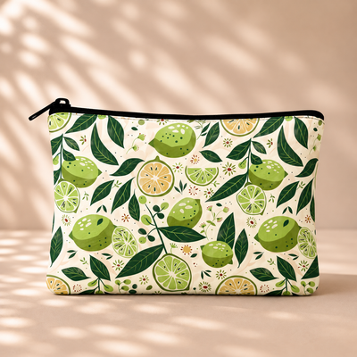 Citrus Botanical Pouch Pouch Set Of 2 Pieces