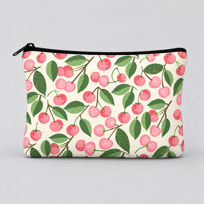 Cherry Blossom Botanical Pouch Pouch Set Of 2 Pieces
