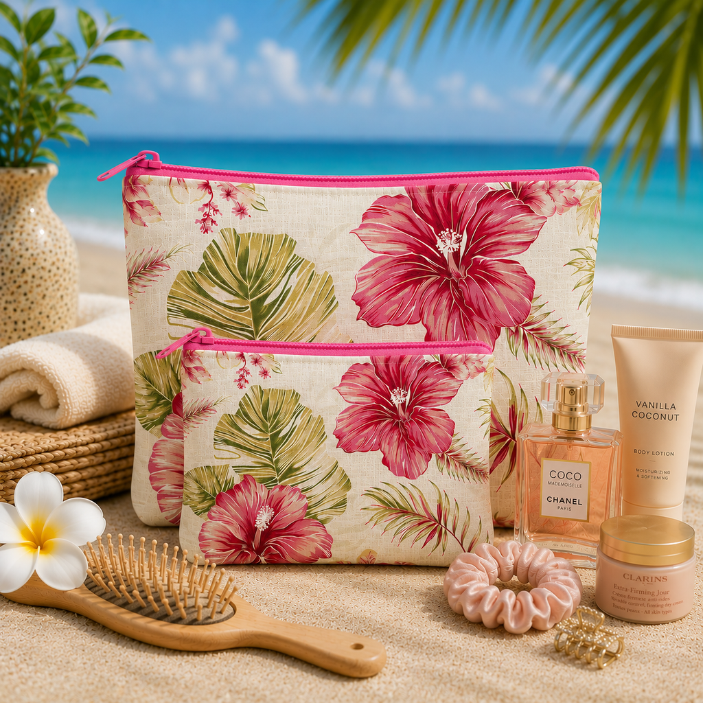 Floral Pouch Set Of 2 Pieces