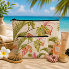 Floral Pouch Set Of 2 Pieces