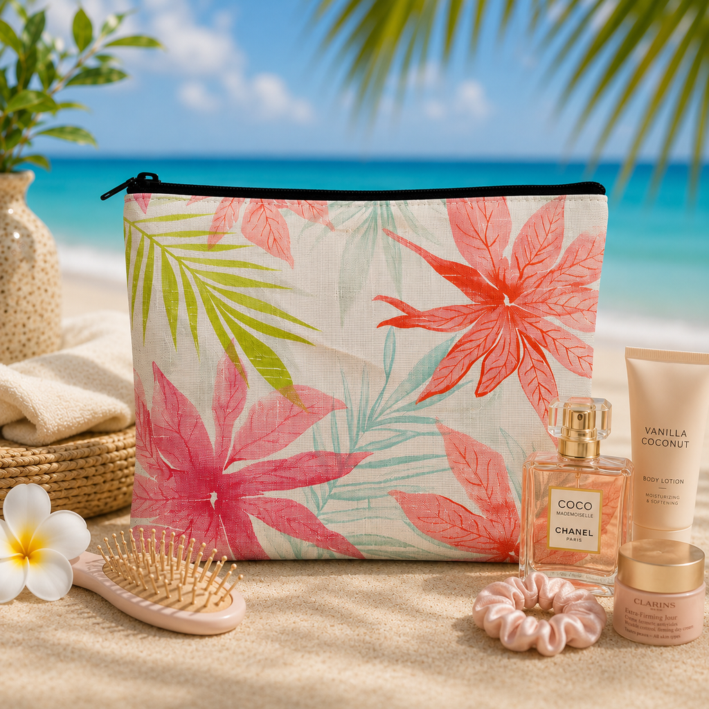 Floral Pouch Set Of 2 Pieces