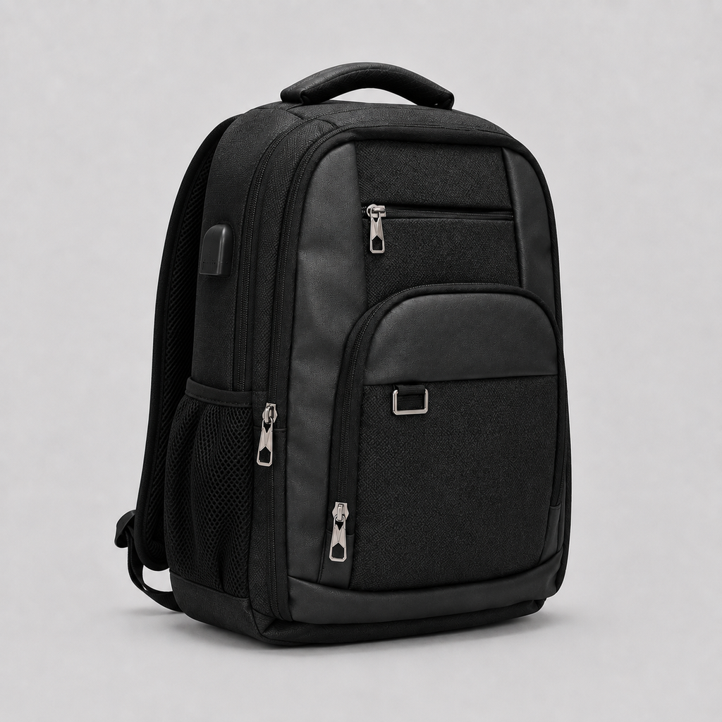 Urban Edge Black Backpack