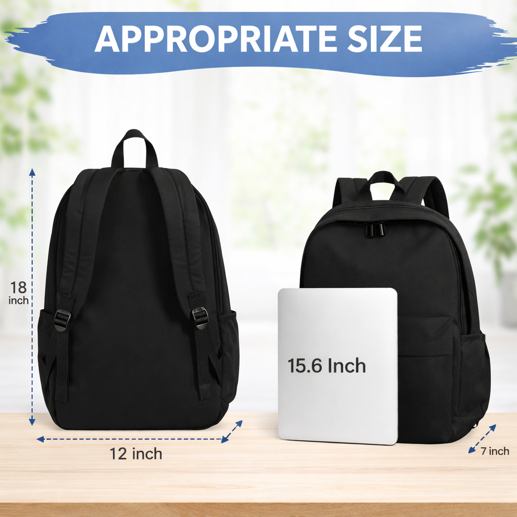 Midnight Pro Black Edition Backpack Sleek  Strong  & Reliable