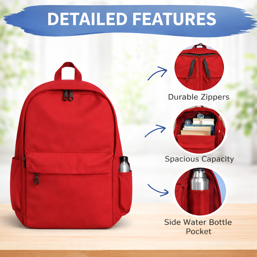 Urban Fire Red Edition Backpack - Fresh Look. Smart Carry.