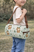 Duffel Bag with Woodland Beaver Pattern