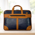 Premium Two-Tone Laptop Briefcase – Smart, Structured & Professional
