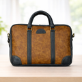 Vintage Leather Laptop Bag – Timeless Style with Modern Utility