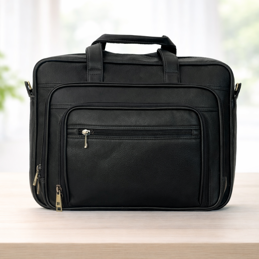 Premium Black Laptop Bag – Sleek & Durable