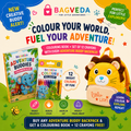 Color Your World  - Bagveda Adventure Book & Crayons