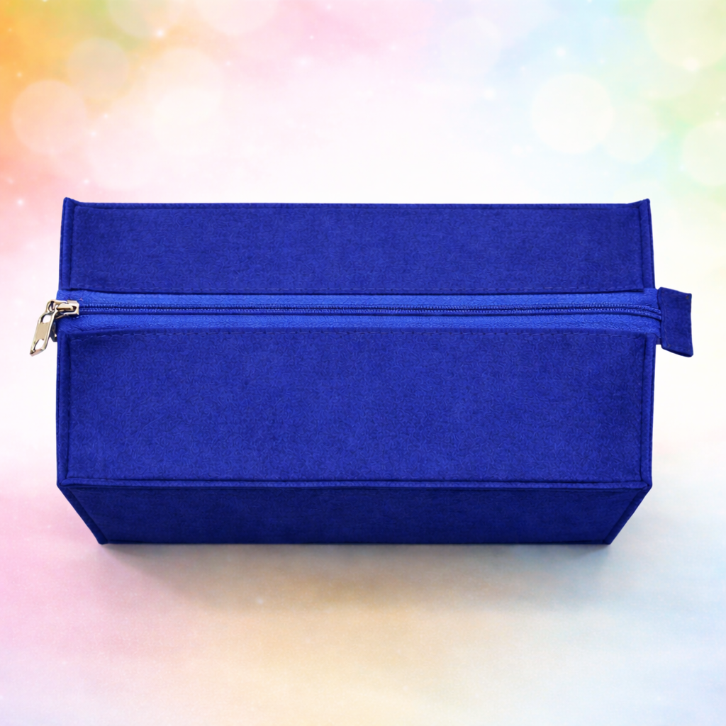 Charming Felt Gifting Bag with Pom-Pom Detailing - Blue & Green (Set of 2)