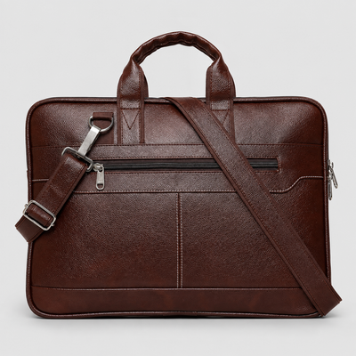 Classic Brown Office Laptop Bag