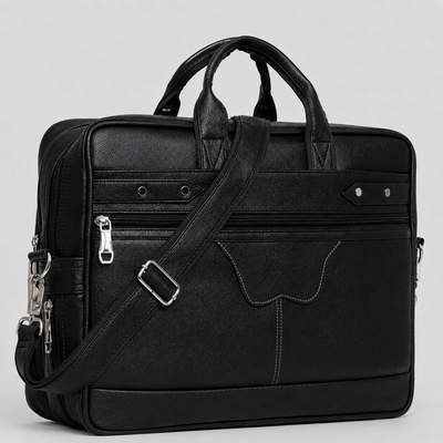 Premium Black Laptop Bag – Sleek & Durable