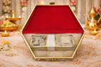 Wedding Fancy Shagun Cash and Money Gaddi Box - Royal Print