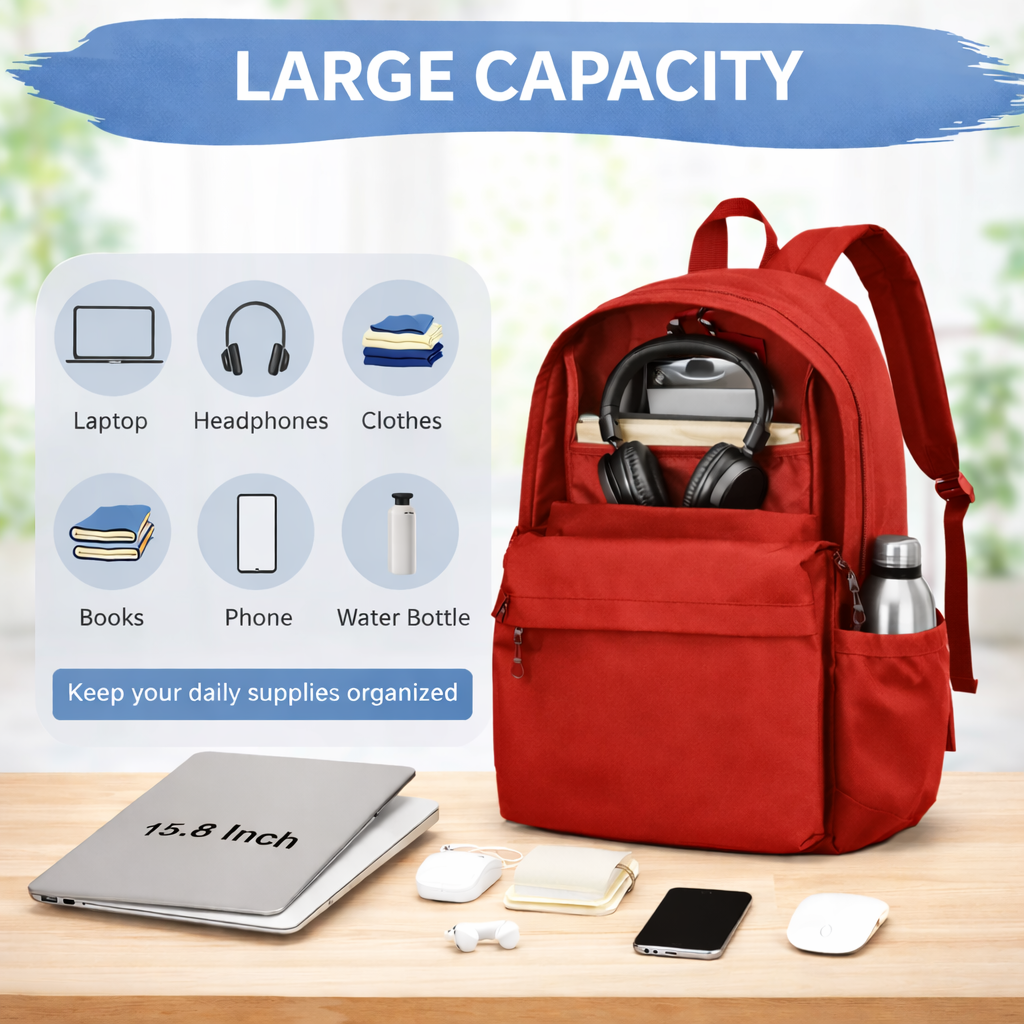 Urban Fire Red Edition Backpack - Fresh Look. Smart Carry.