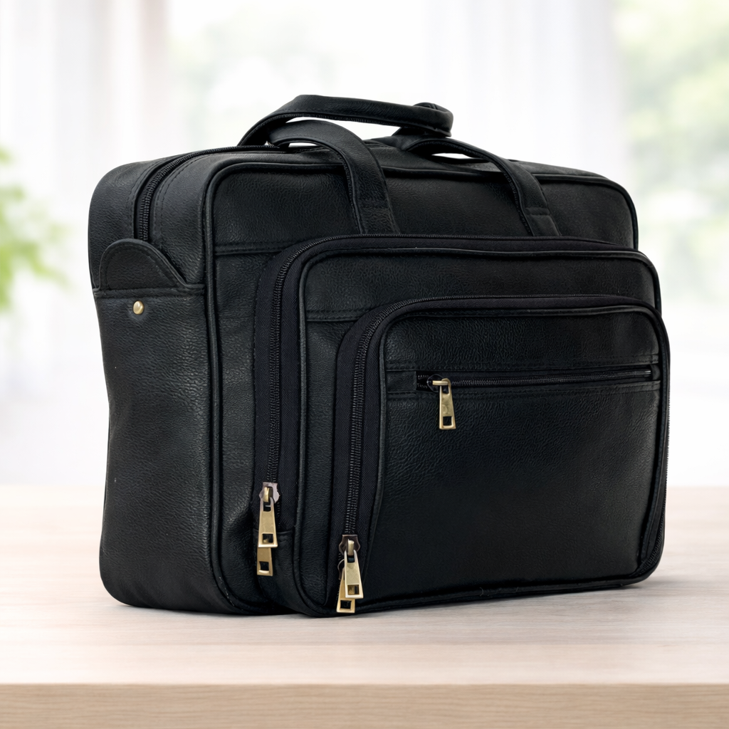 Premium Black Laptop Bag – Sleek & Durable