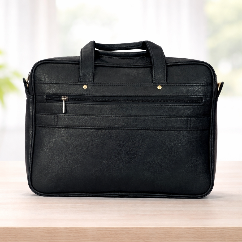 Premium Black Laptop Bag – Sleek & Durable