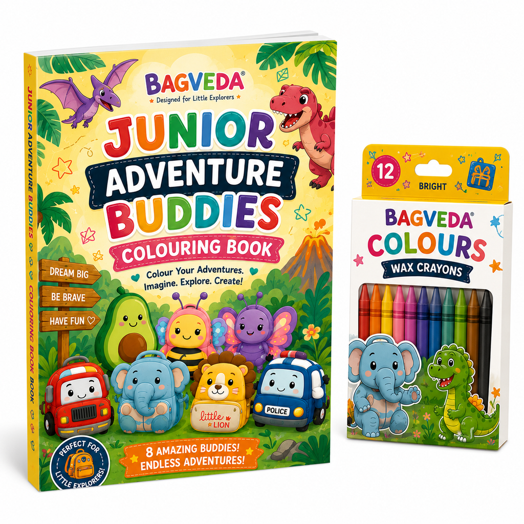 Color Your World  - Bagveda Adventure Book & Crayons