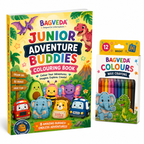 Color Your World  - Bagveda Adventure Book & Crayons