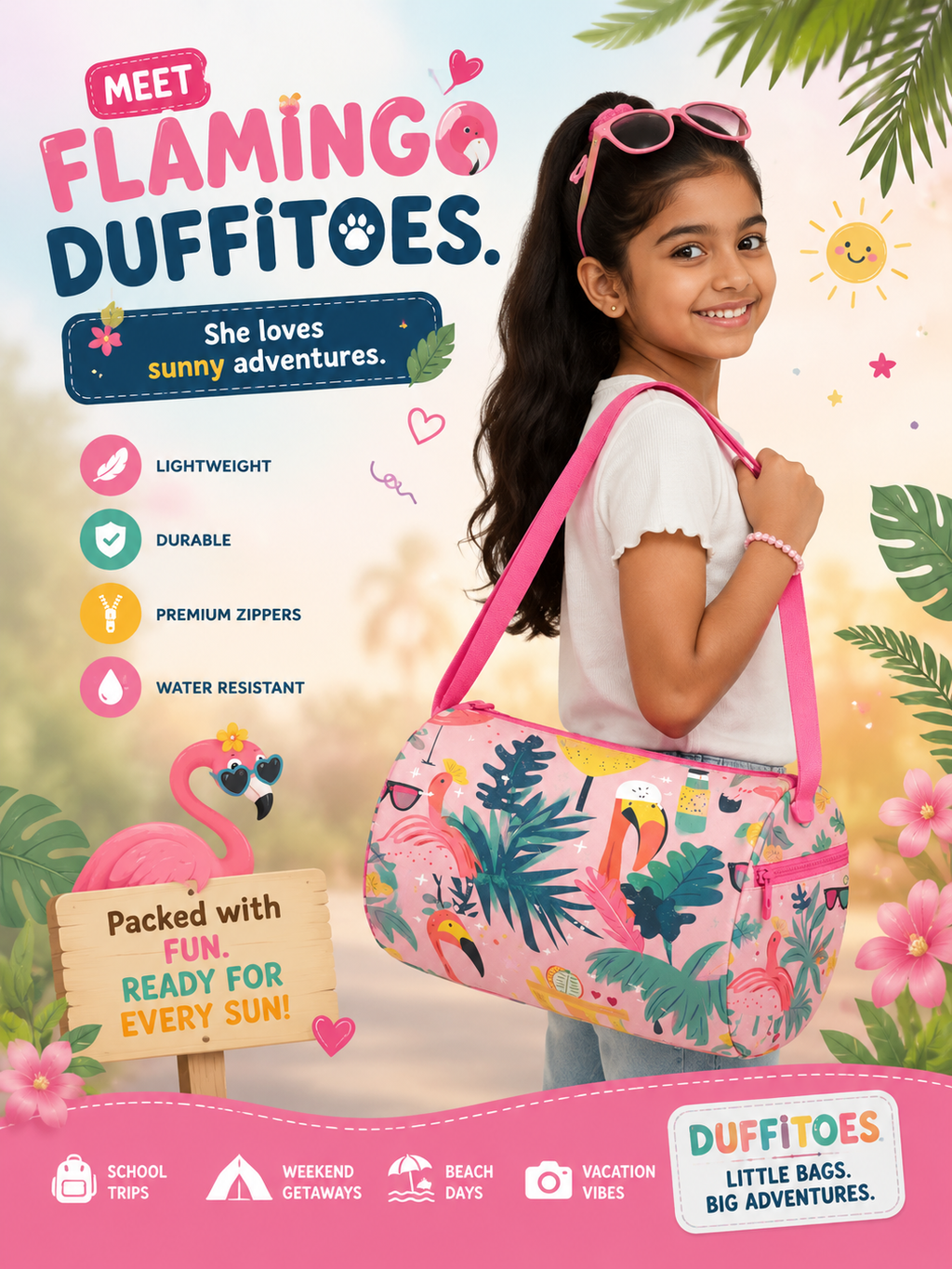 Flamingo Duffitoes