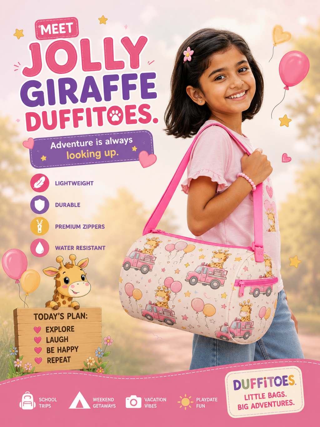 Jolly Giraffe Duffitoes