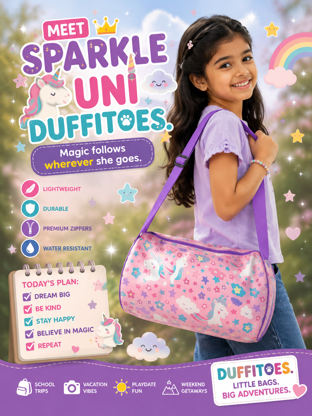 Sparkle Uni Duffitoes