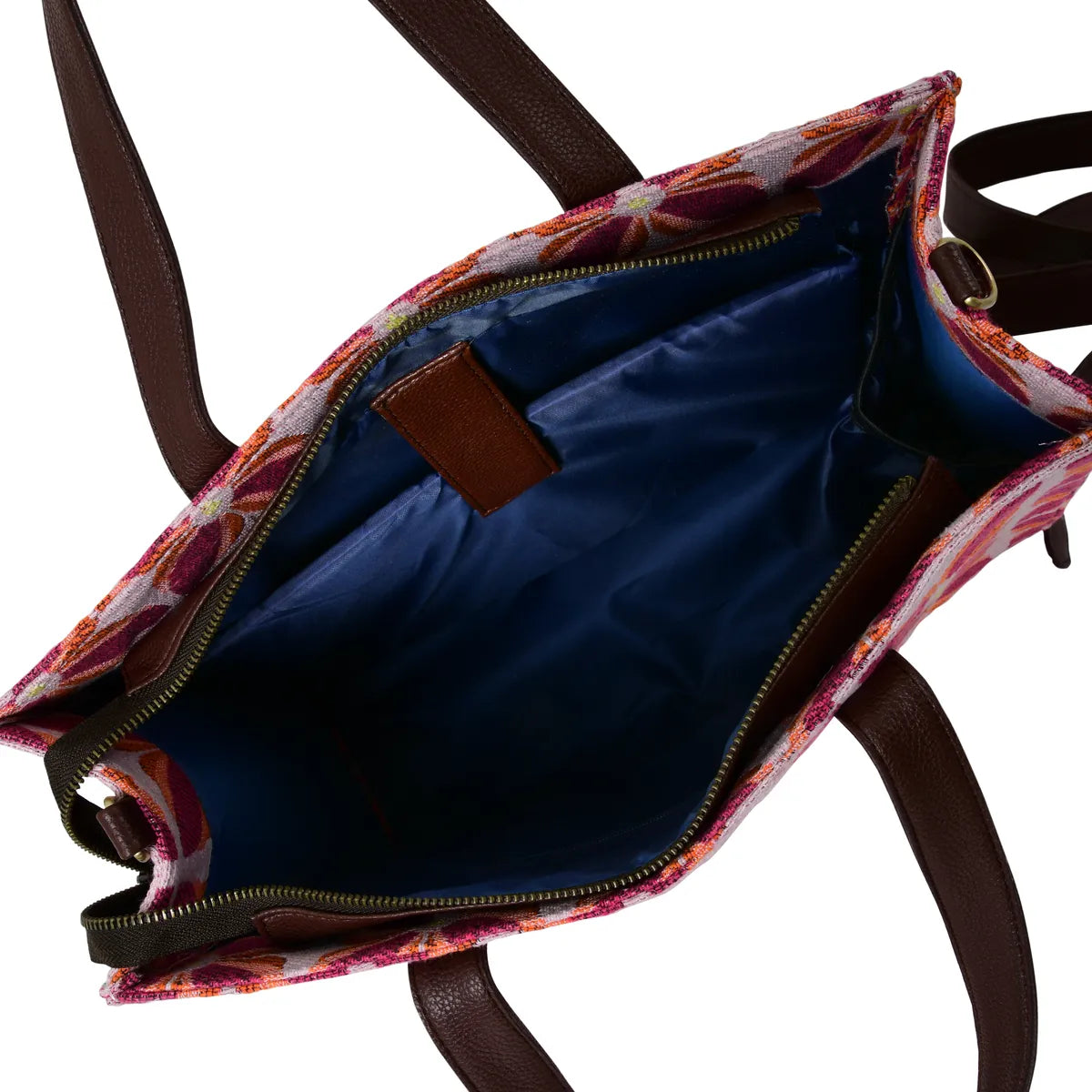 Burgandy Premium Floral Patterned Hand Bag For Women