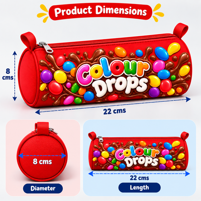 Colour Drops Pencil Pouch