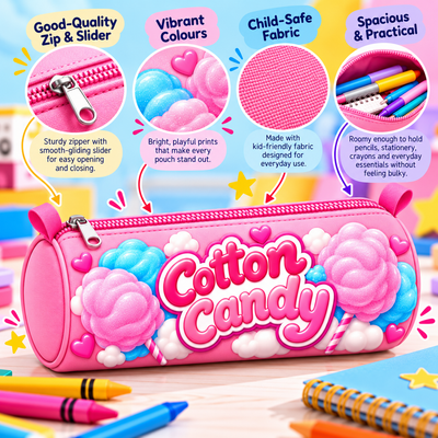 Cotton Candy Pencil Pouch