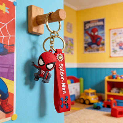 Marvel Spiderman Silicone Keyring Accessories for Kids
