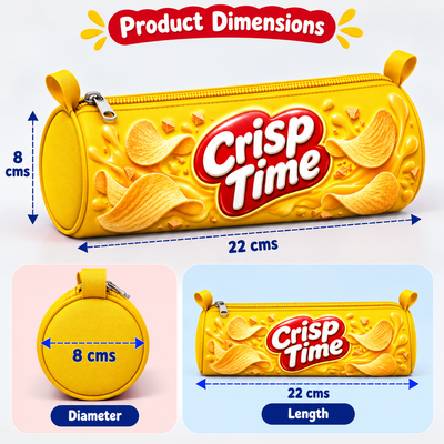 Crisp Time Pencil Pouch