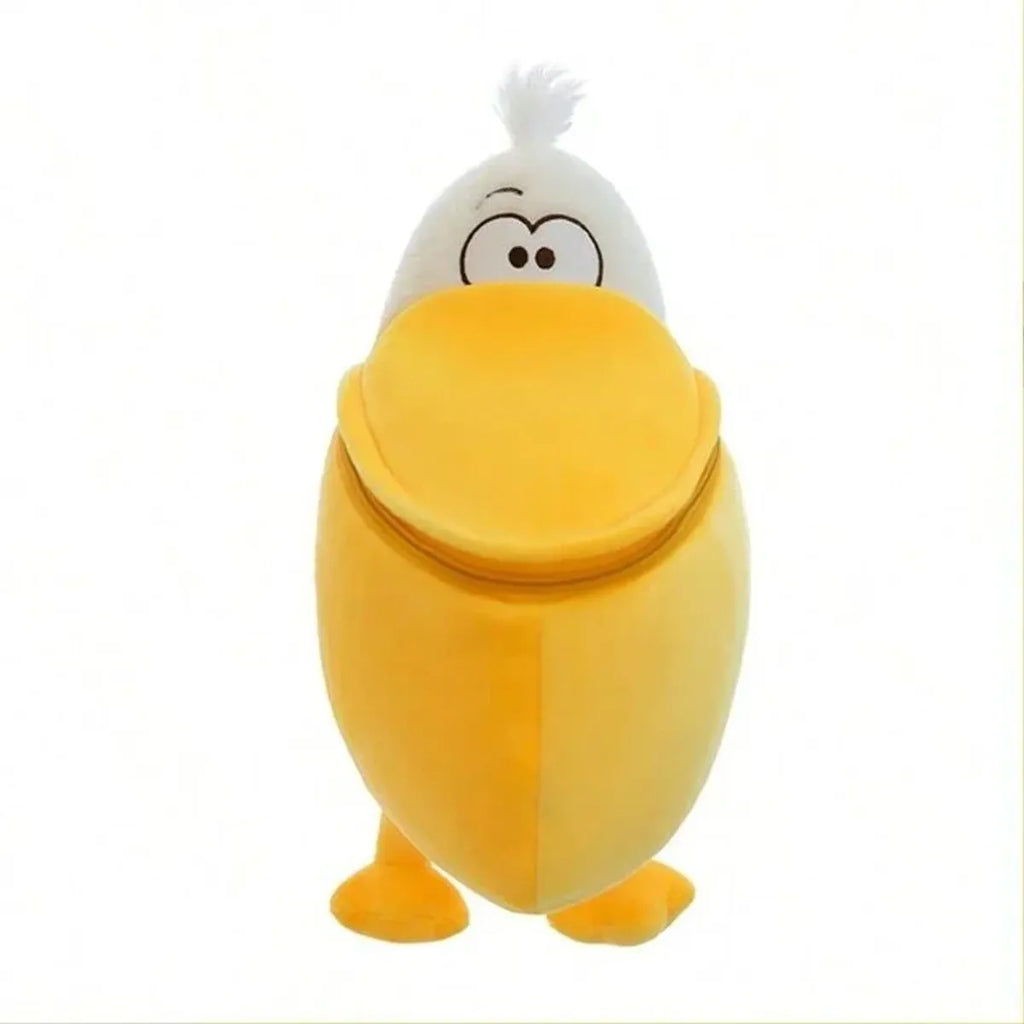 Cute Pelican Kids Soft Toy With Storage In Its Beak